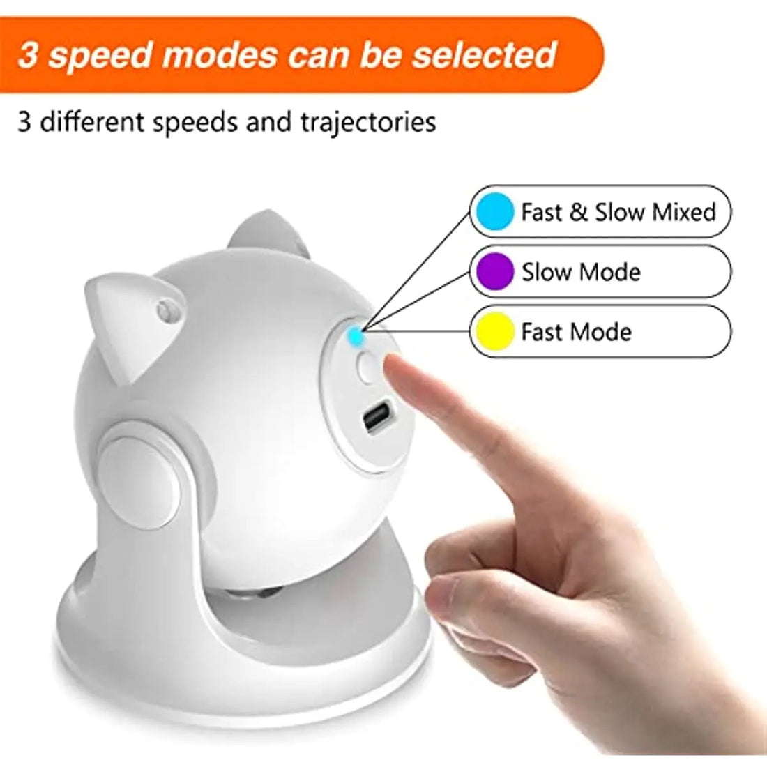 🐾 Automatic Cat Laser Toy – Interactive Fun for Cats and Dogs