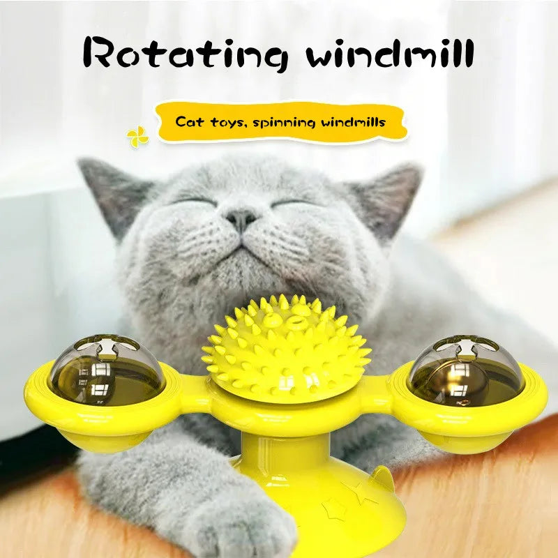 🐾 Windmill Cat Toy – Interactive Puzzle Game for Cats