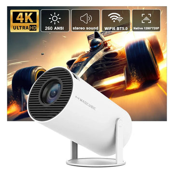 🎥 HY300 PRO 4K Android 11 Projector – Portable Cinema Experience