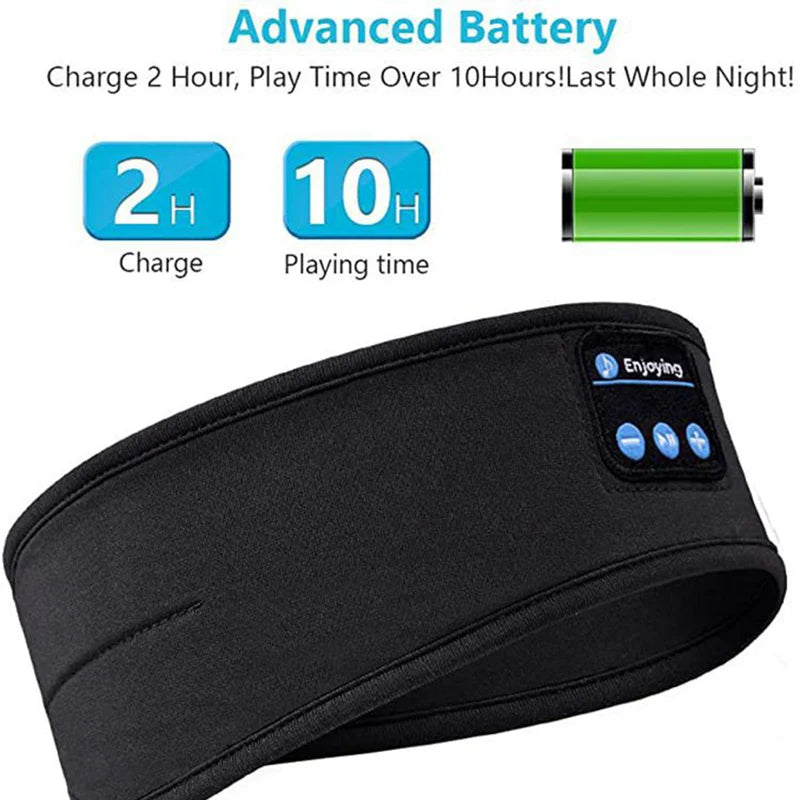 Bluetooth Sports Sleep Headband with Earphones 🎧😴